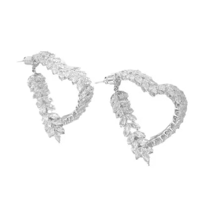 Celeste Coeur™ oorbellen — Luxe Hartvormige Zirconia Elegantie